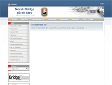 Tablet Screenshot of bridgekrets.no